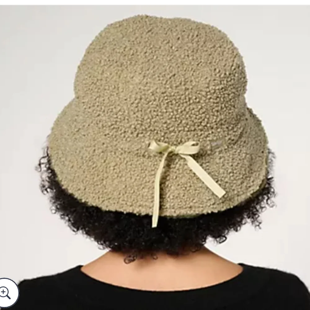Sprigs Reversible Adjustable Bucket Hat Black And Carmel NWT